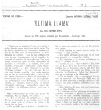 Ultima llama