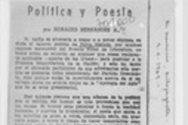 Política y poesía