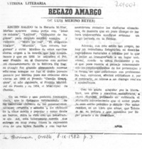 Regazo amargo