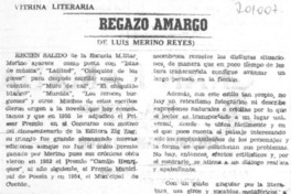Regazo amargo