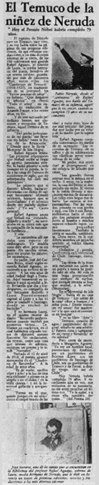 El Temuco de la niñez de Neruda.