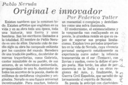 Original e innovador