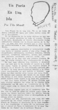 Un poeta en una isla