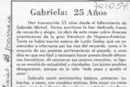 Gabriela: 25 años