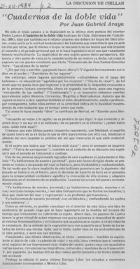 Cuaderno de la doble vida"