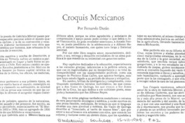 Croquis mexicanos