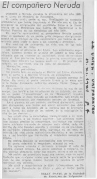El compañero Neruda