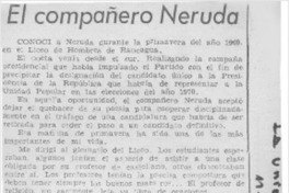 El compañero Neruda