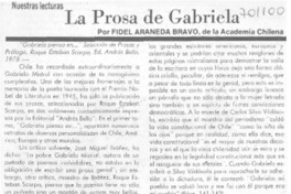 La prosa de Gabriela