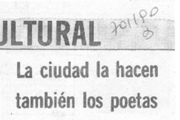 La ciudad la hacen tambien