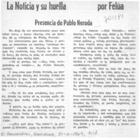 La noticia y su huella.