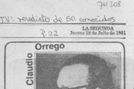 Claudio Orrego.