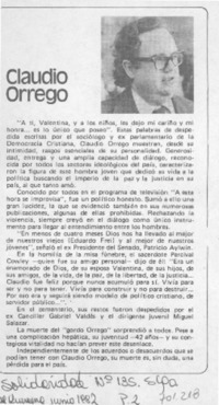 Claudio Orrego.