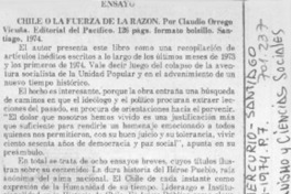 Chile o la fuerza de la razón.