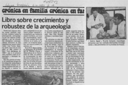 Libro sobre crecimiento y robustez de la arqueología.