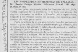 Las Sorprendentes memorias de Baltazar.