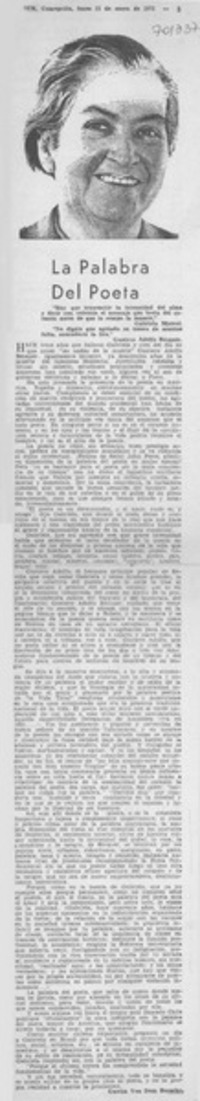 La palabra del poeta