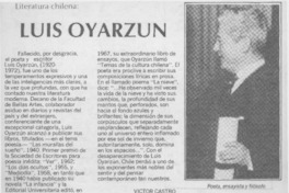 Luis Oyarzún