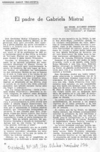 El padre de Gabriela Mistral