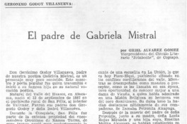 El padre de Gabriela Mistral
