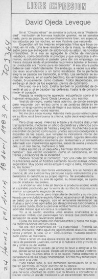 David Ojeda Leveque.