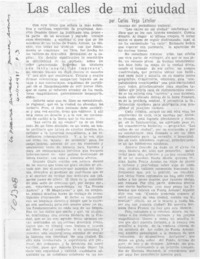 Las calles de mi ciudad