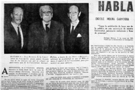 Habla don Enrique : [entrevista]