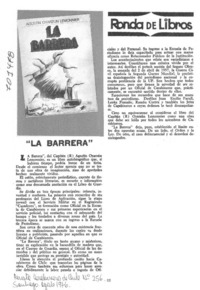 La barrera".
