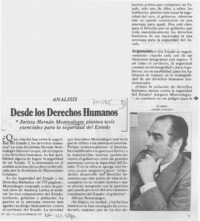 Desde los derechos humanos.