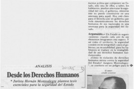 Desde los derechos humanos.