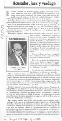 Acusador, juez y verdugo