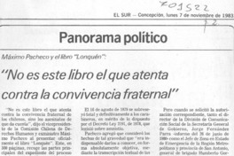 No es este libro el que atenta contra la convivencia fraternal".