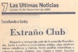 Extraño club
