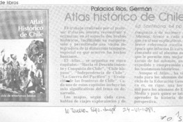 Atlas histórico de Chile.