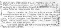 Bernardo O'Higgins y los padres de la patria.