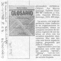 Glosario internacional