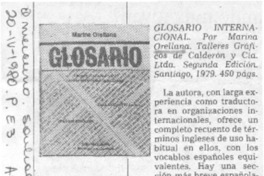 Glosario internacional