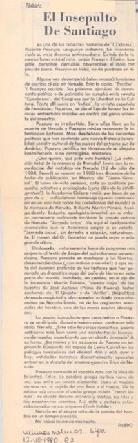 El insepulto de Santiago