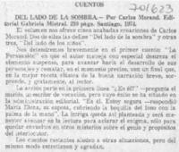 Del lado de la sombra.