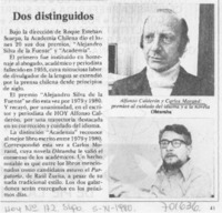 Dos distinguidos.