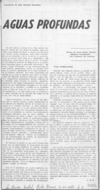 Aguas profundas