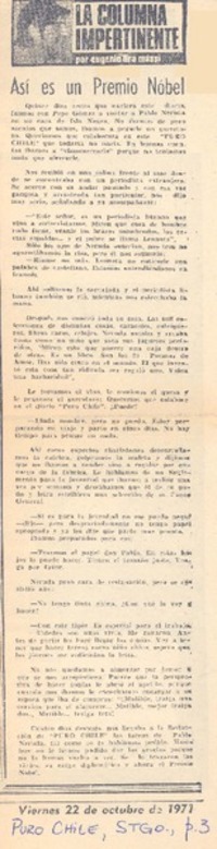 Así es un Premio Nóbel