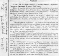 Túnel de un horizonte.