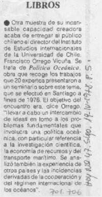 Francisco Orrego Vicuña.