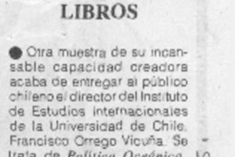 Francisco Orrego Vicuña.