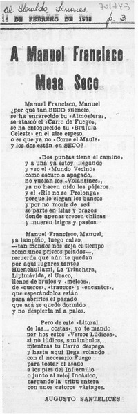 A Manuel Francisco Mesa Seco