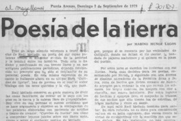 Poesía de la tierra
