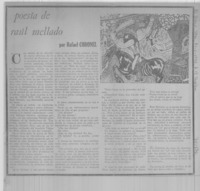 Poesía de Raúl Mellado