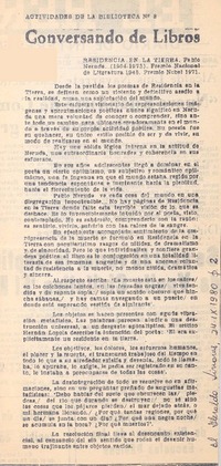 Residencia en la tierra.