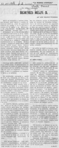 Domingo Melfi D.